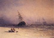 Ivan Aivazovsky Shipwreck on the Black Sea Germany oil painting artist
